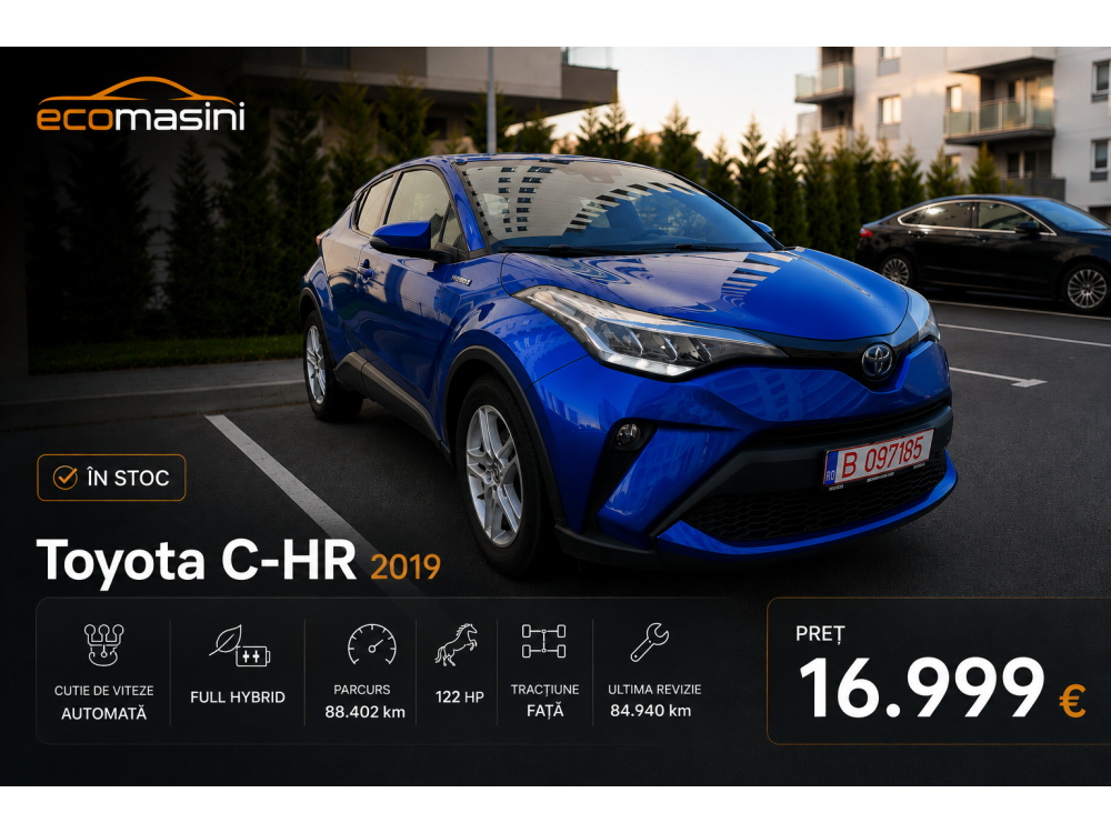 Toyota CHR Full Hybrid – 2019– 88.402 km Toyota CHR Full Hybrid – 2019– 88.402 km