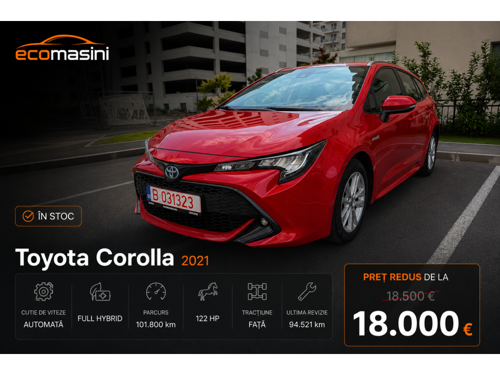 Toyota Corolla TS Full Hybrid 2021-101.000 km Toyota Corolla TS Full Hybrid 2021-101.000 km