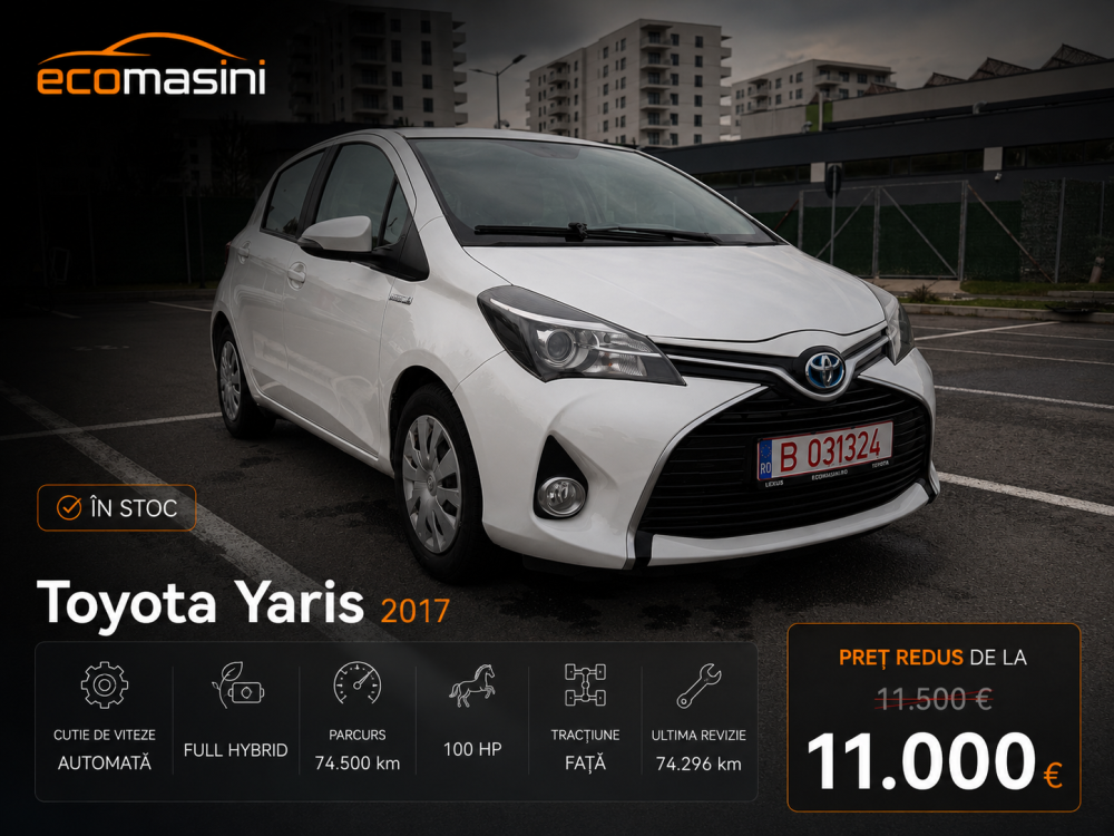 Toyota Yaris Full Hybrid 2017-74.000 km
