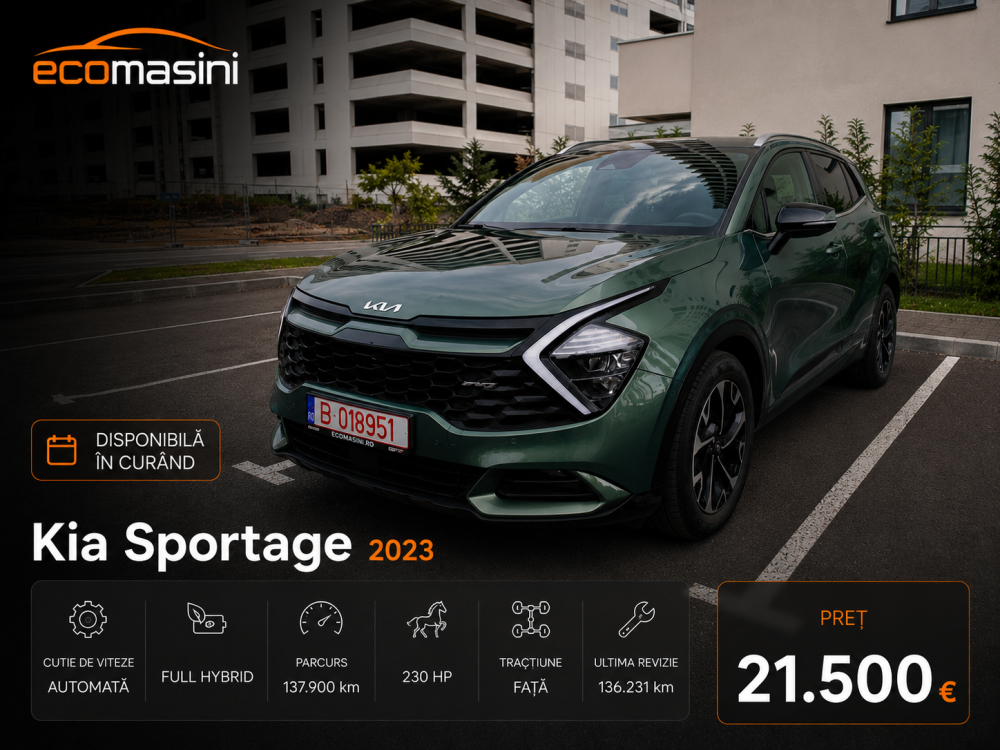 Kia Sportage Full Hybrid - 2023 Style - 137.000 km Kia Sportage Full Hybrid - 2023 Style - 137.000 km