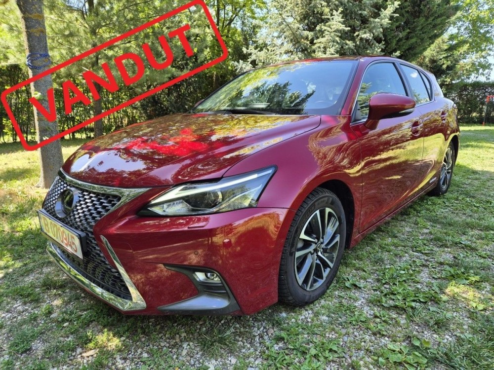 Lexus CT 2019 Bordo-Burgundi 25 mii km